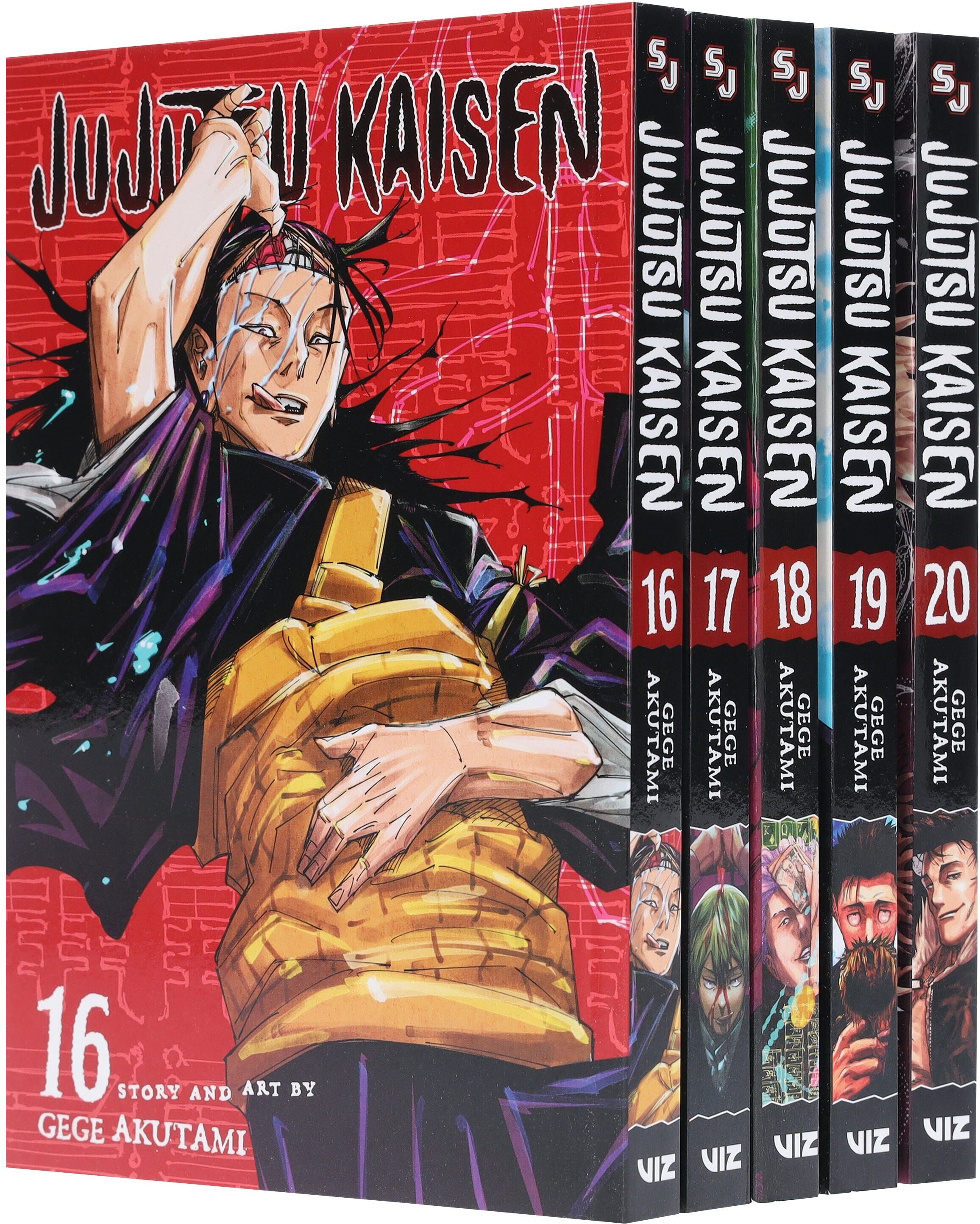 Jujutsu Kaisen Series (Book 16-20) By Gege Akutami 5 Books Collection Manga Set - Ages 16+ - Paperback Viz Media, Subs. of Shogakukan Inc