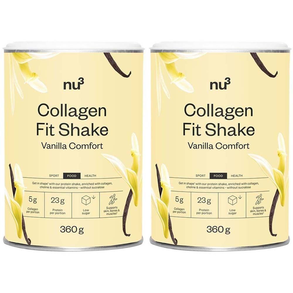 nu3 Collagen Fit Shake Vanilla Comfort Co Doppelpack 2x360 g Pulver