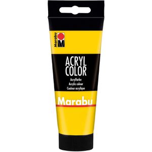 Marabu Acrylfarben 12010050019, Acryl Color, gelb, 100ml