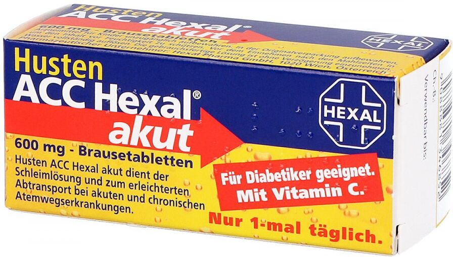 Husten ACC Hexal akut 600 mg 10stk