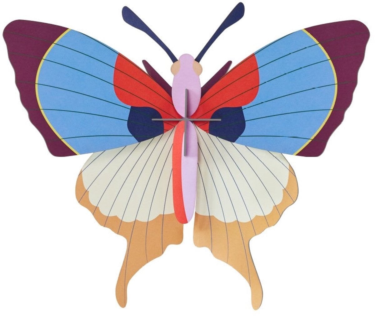 Cattleheart Vlinder Groot Wanddecoratie