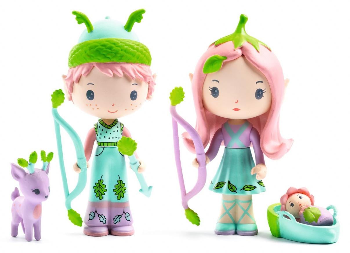 Djeco Tinyly Elfii Lily & Sylvestre Figurijn