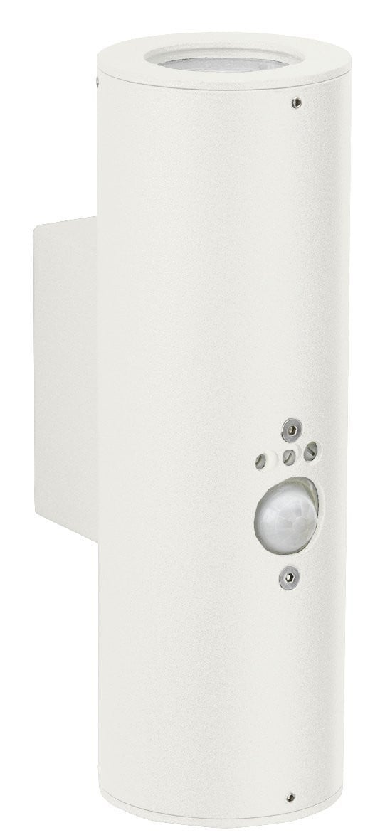 Albert Buitenlamp met sensor up/down wit