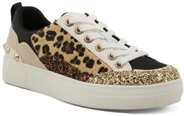 Women's Gascar Fashion Sneaker by Patrizia by Spring Step in Leopard Print (Size 37 M)