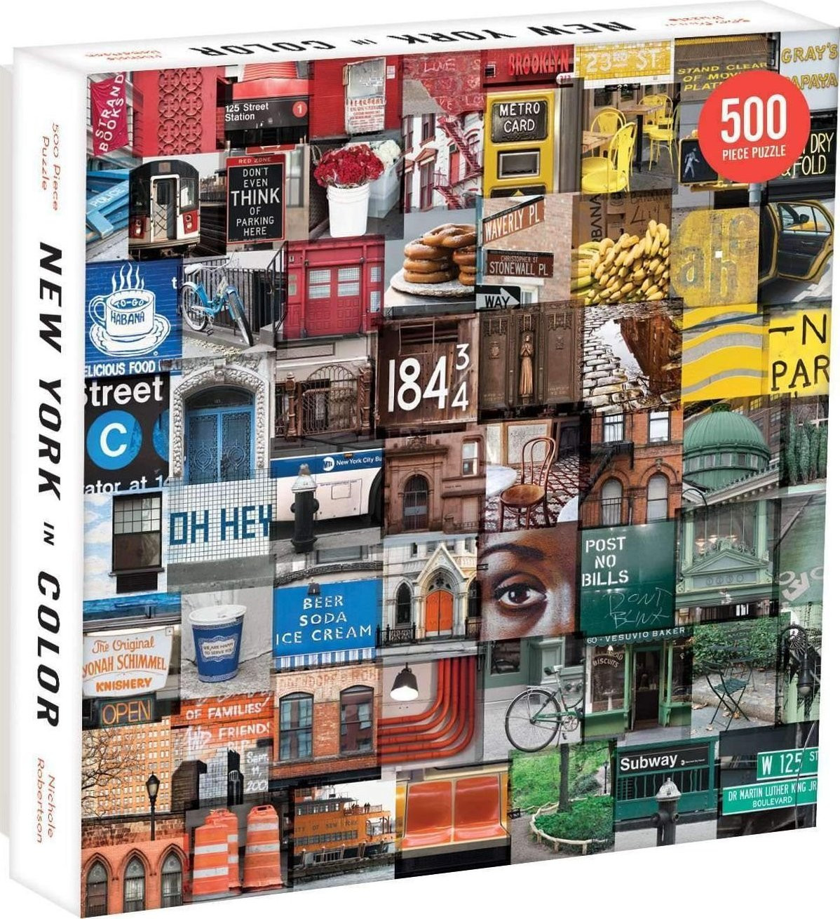 Galison Vierkante Puzzel Buntes New York 500 stukjes