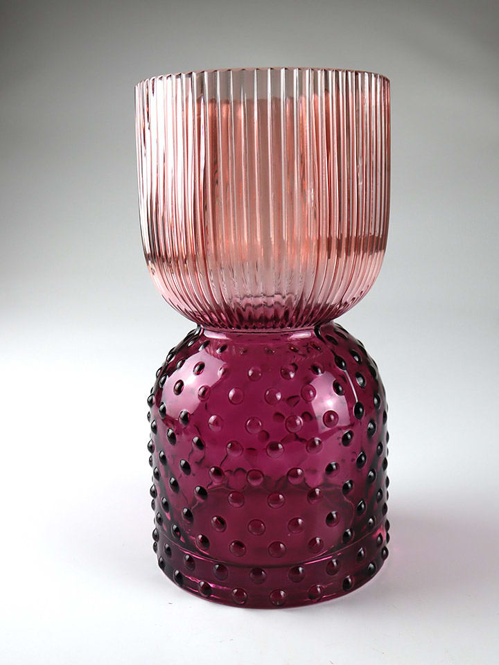 AM Design Vase in Pink - (H)25 x Ø 12 cm - onesize