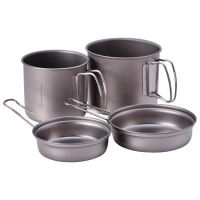 Snow Peak - Titanium Trek Combo - Kochset grau