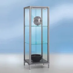 Halbhohe Vitrine 40 x 40 cm abschließbar