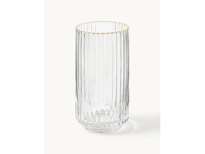 Verres à long drink soufflés bouche Aleo, 4 pièces