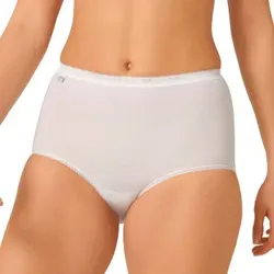 Sloggi 4P Basic Plus Maxi Weiß Baumwolle 54 Damen