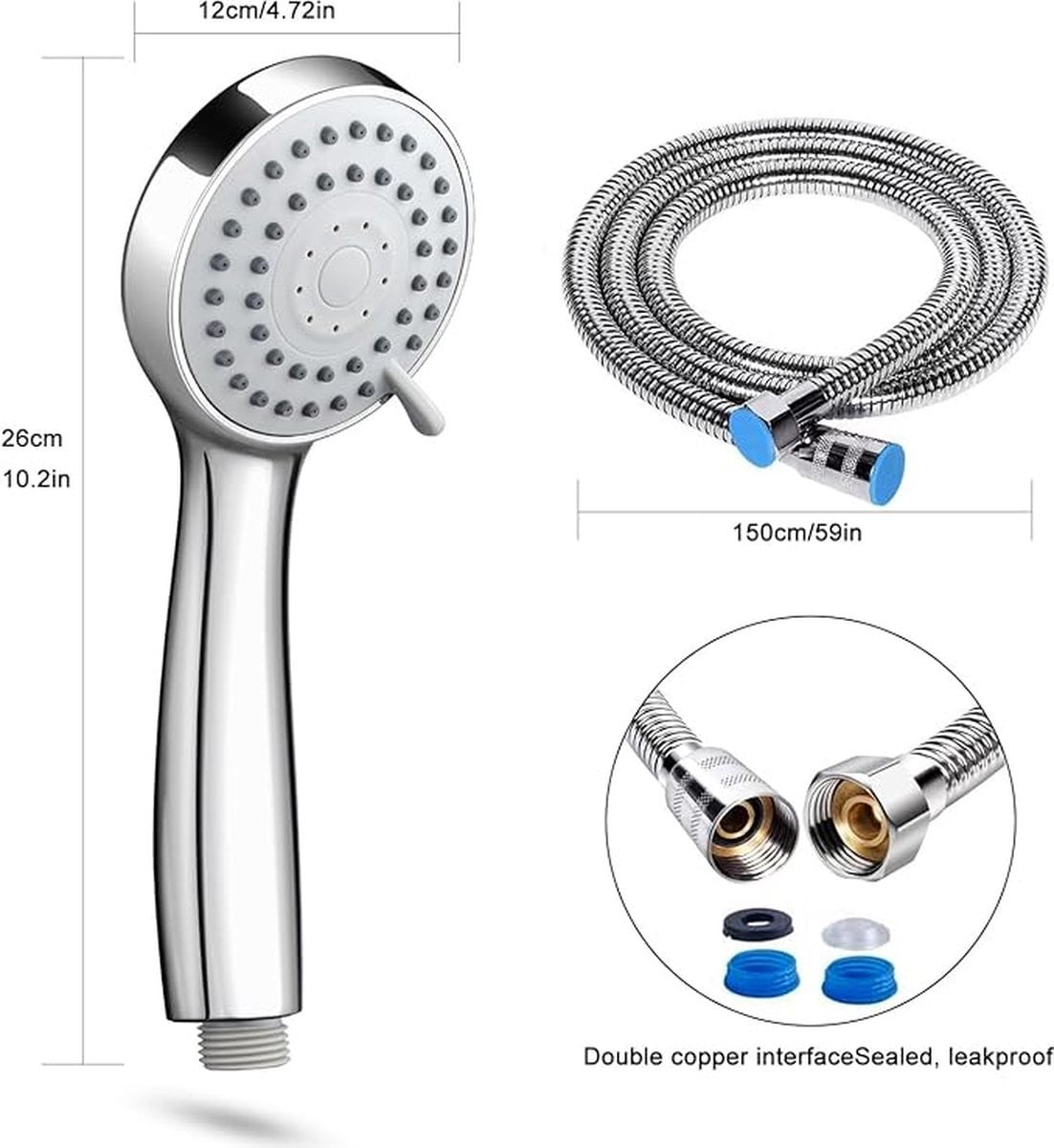 Waterbesparende Douchekop van Premium Materiaal