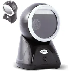 Olympia Barcode-Scanner LS 7100 2D Omnidirektional schwarz (1D-Barcodes, 2D-Barcodes), Barcode Scanner, Schwarz