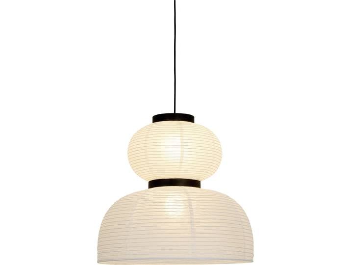 Pendellampe Alvaro Schwarz/Weiss Papier/Metall B 50 cm
