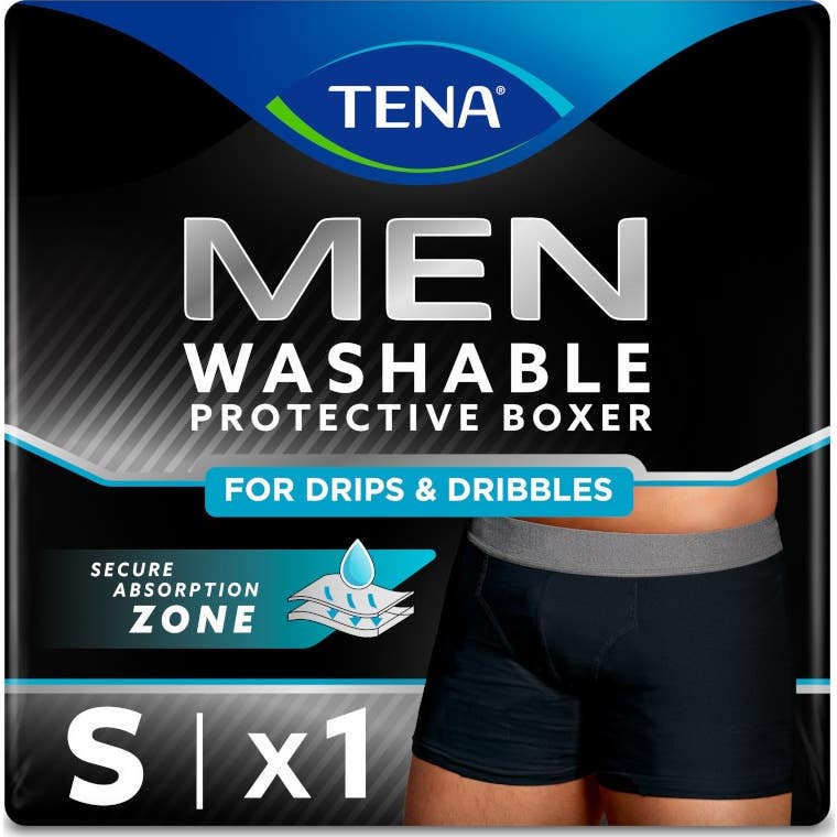 TENA Men Boxer Lavable Negro S 1 ud