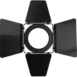 Showtec Barndoor for Parcan 36 Schwarzes vierflügeliges Aluminium-Flügeltor