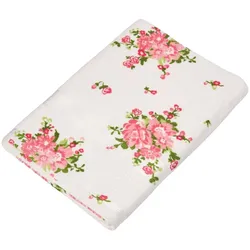 BADETUCH Blumen creme 100/150 cm