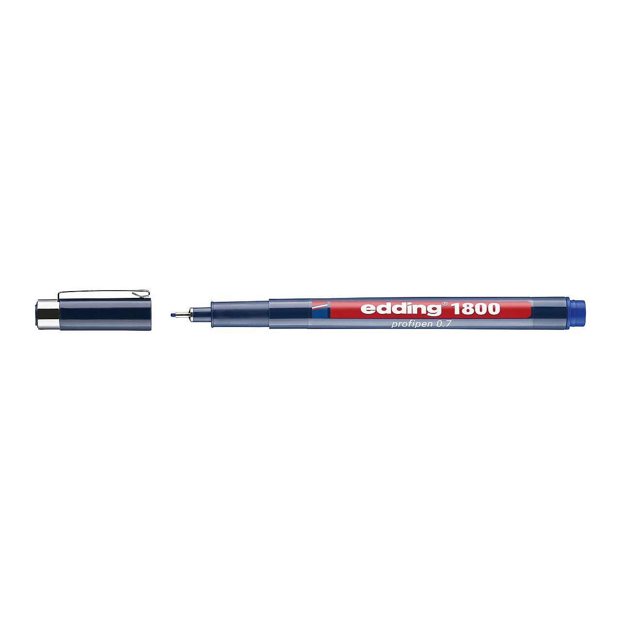 edding 1800 Fineliner blau 0,7 mm, 1 St.