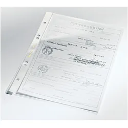Leitz, Mappe, Prospekthüllen A5 80my HPVC glasklar Packung 100 Hüllen (A5, 100x)