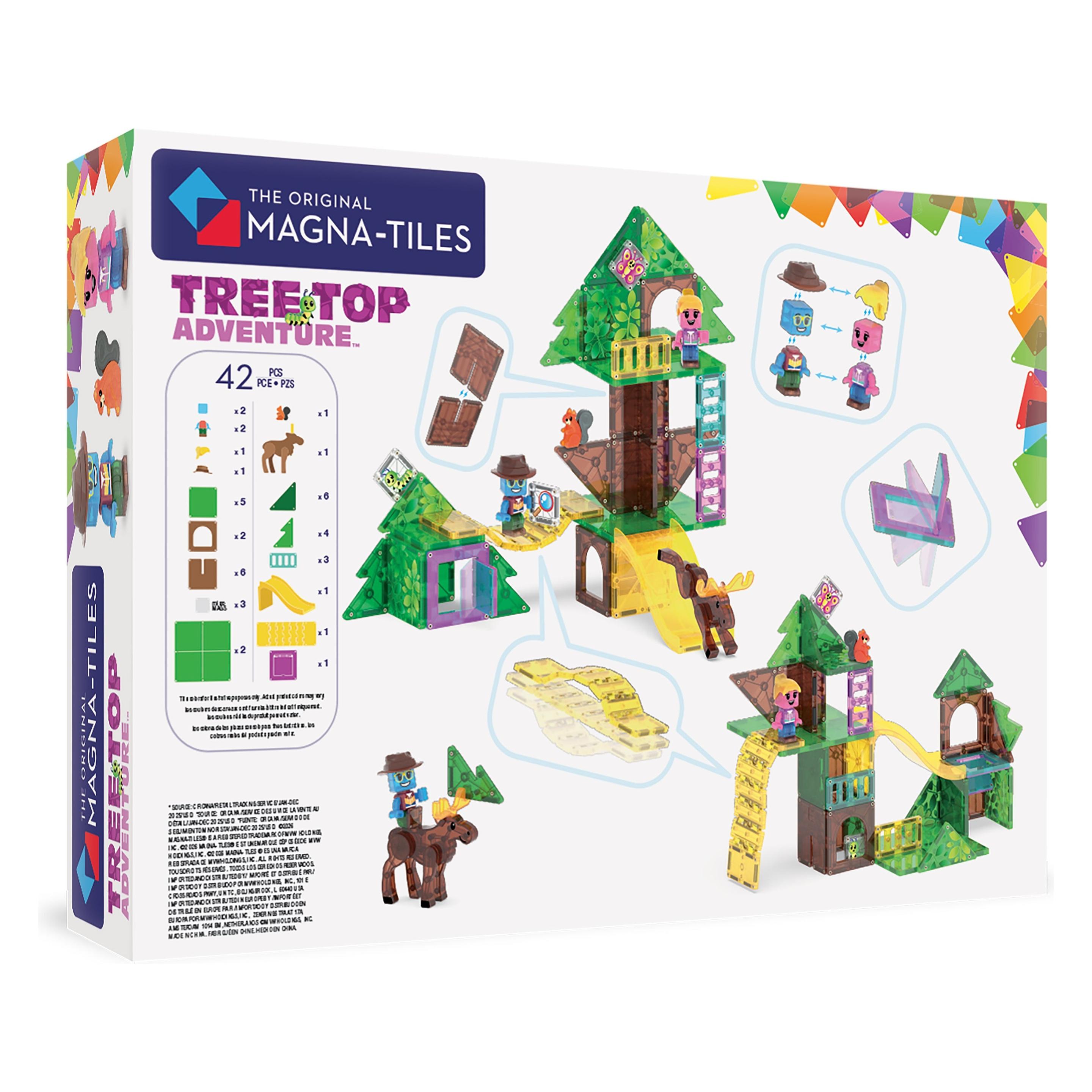 Magna-Tiles Treetop Adventure 42-teilig: Magnetischer Bauspass (262042TT)