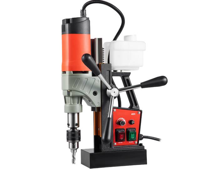 SucceBuy perceuse magnétique 1200W 1.57 diamètre d'alésage 2922lbf/13000N perceuse électrique Portable presse 580 tr/min perceuse