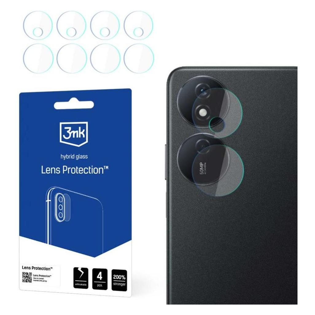3MK Lens Protect Honor Play 8T Ochrona na obiektyw aparatu 4szt (4 Stk., Honor Play 8) (5903108544887)