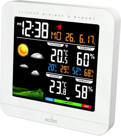 Acctim Wyndham White Clock