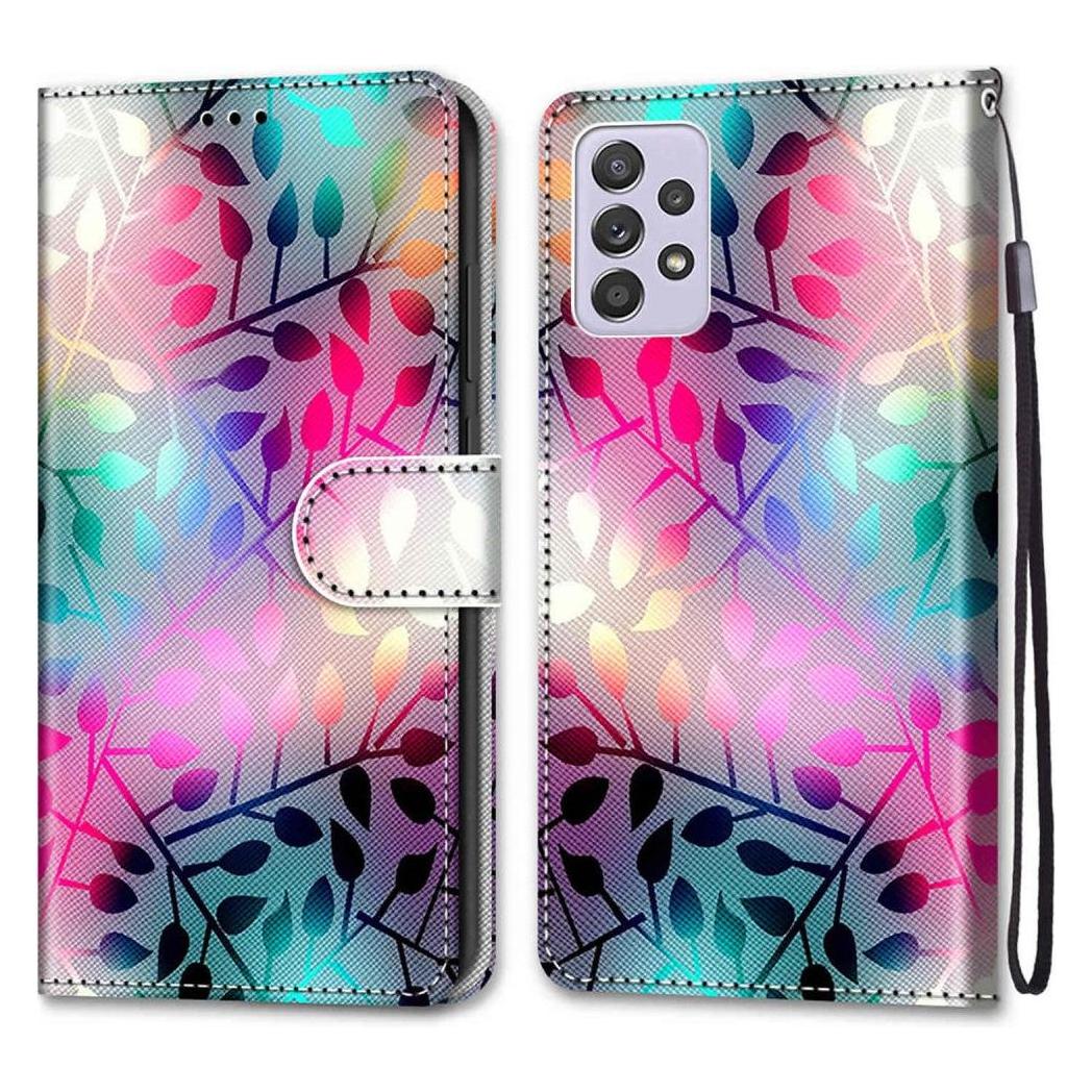 Cover-Discount Galaxy A33 5G - Leder Hülle Blätter (Samsung Galaxy A33 5G) (101241812I)