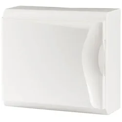 Eaton 110157 Haubenverteiler, 1-reihig, mit Rückwand und weißer Tür, Schutzklasse 2 BC-A-1/13-TW-G