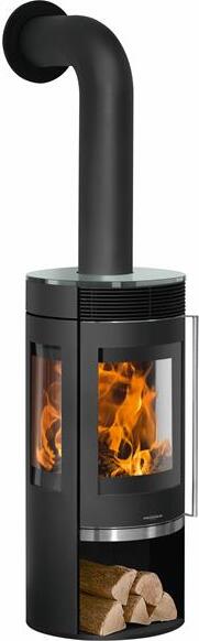 Oranier | Kaminofen | Rota Tre 2.0 | 5,5 kW | Schwarz, Top Glas