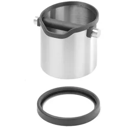 Hendi Kaffeesatz-Abklopfbehälter, Zubehör Kaffeemaschinen, Silber
