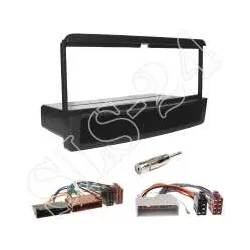 FORD Escort Scorpio MAZDA 121 Autoradio 1-DIN Einbaurahmen Radioblende+Adapte...
