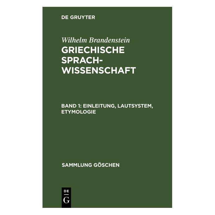 De Gruyter Brandenstein:Einleitung, Lautsystem, Et (Deutsch, Wilhelm Brandenstein, 1954) (67767364)