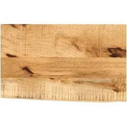 vidaXL Tischplatte 40x20x2,5 cm Baumkante Massivholz Raues Mangoholz