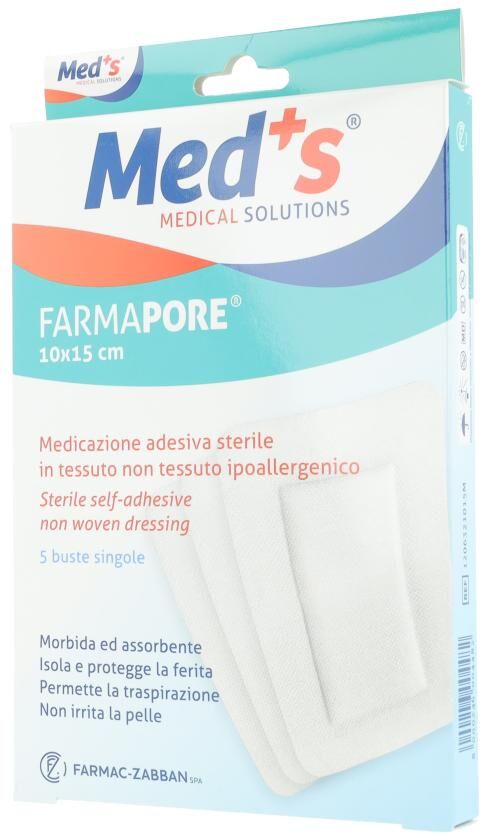 FARMAC-ZABBAN SpA MEDS ADS GARZA 10MX15CM 5PZ ZABB