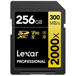 Lexar 2000x SDXC 256 GB V90 Professional Speicherkarte