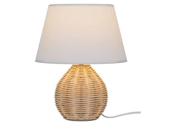 Tischlampe COCOONS 32cm 40W holz