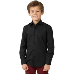 OppoSuits Boys Black Knight Kinder Hemd (104, 98)