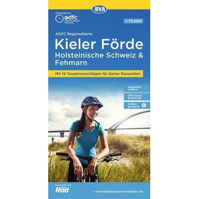 BVA ADFC Regionalkarte Kieler Förde Holsteinische Schweiz & Fehmarn 1:75.000, Sonstige von , KOMPASS Freytag & Berndt, 978-3-96990-086-4