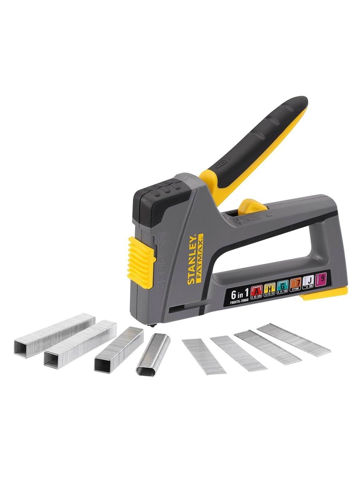 Stanley Fatmax TR75 6 In 1 Multi-Purpose Plastic Staple And Brad Nail Gun