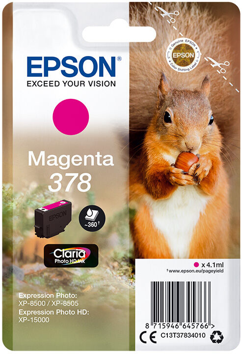 TINTEIRO EPSON 378 MAGENTA