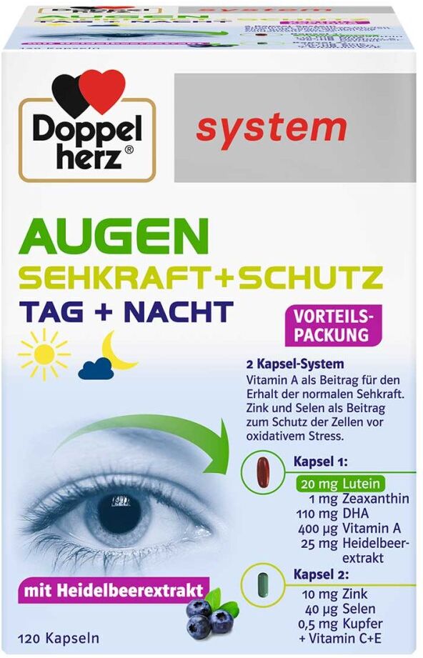 Doppelherz Augen Sehkraft+schutz system Kapseln