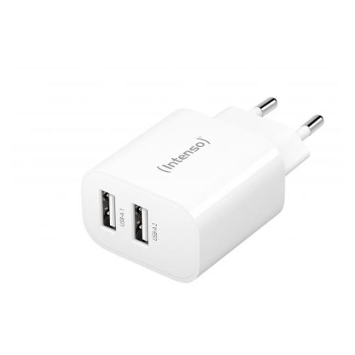 Intenso 2x USB-A Adapter weiß