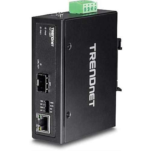 TrendNet Konverter 100/1000Base-T Industrial auf SFP Media IP 30
