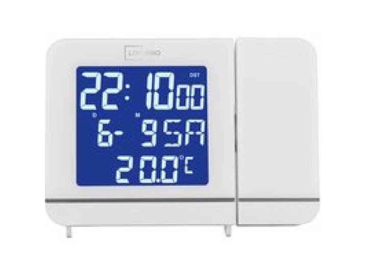 LIVARNO® Réveil radioguidé avec projecteur (blanc)