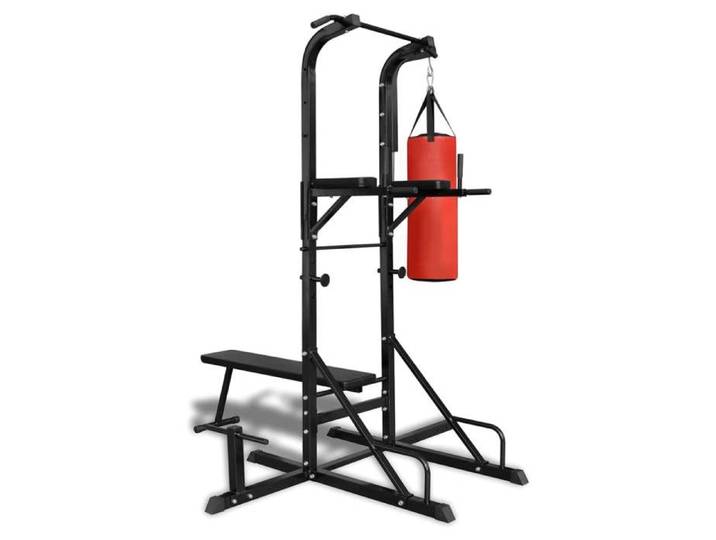Tour de puissance avec banc et sac de boxe 90667