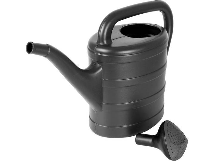 Gieter Plastic Grijs 5 l - Plantengieter - voor Binnen - Buiten - Tuin - Planten - Bloemen