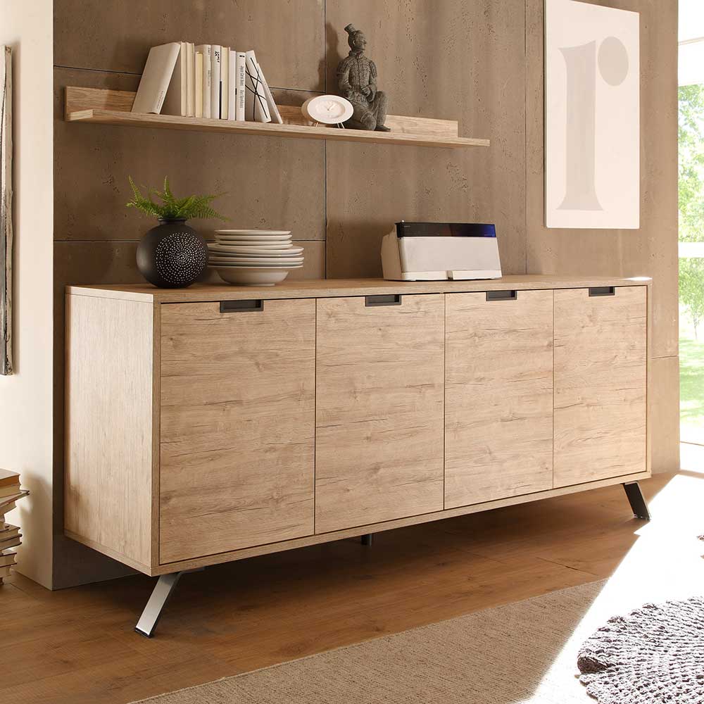 Pharao24.de Design Sideboard in Eiche Retro