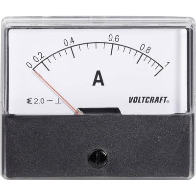 VOLTCRAFT AM-70X60/1A AM-70X60/1A Einbau-Messgerät AM-70X60/1A 1A Dreheisen