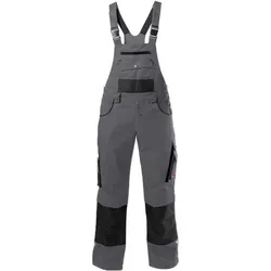 Magni, Arbeitshose, E/D/E FORTIS H-Latzhose 24, Dark grey/black, Gr. 102 (102)