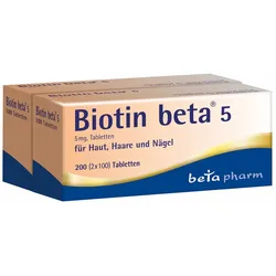 Biotin BETA 5 Tabletten 200 St